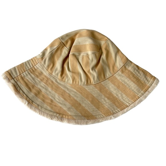 Sprigs Adjustable Wide Brim Striped Bucket Hat - Picture 2 of 9